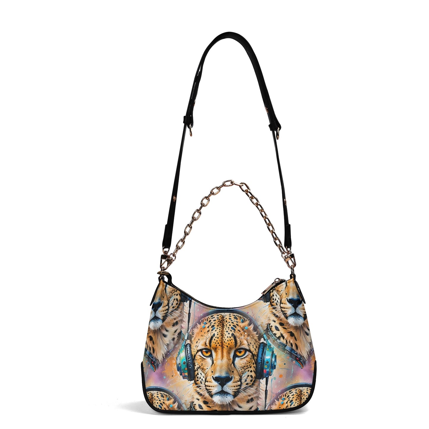 Cheetah Beats - Music Lovers Shoulder Bag