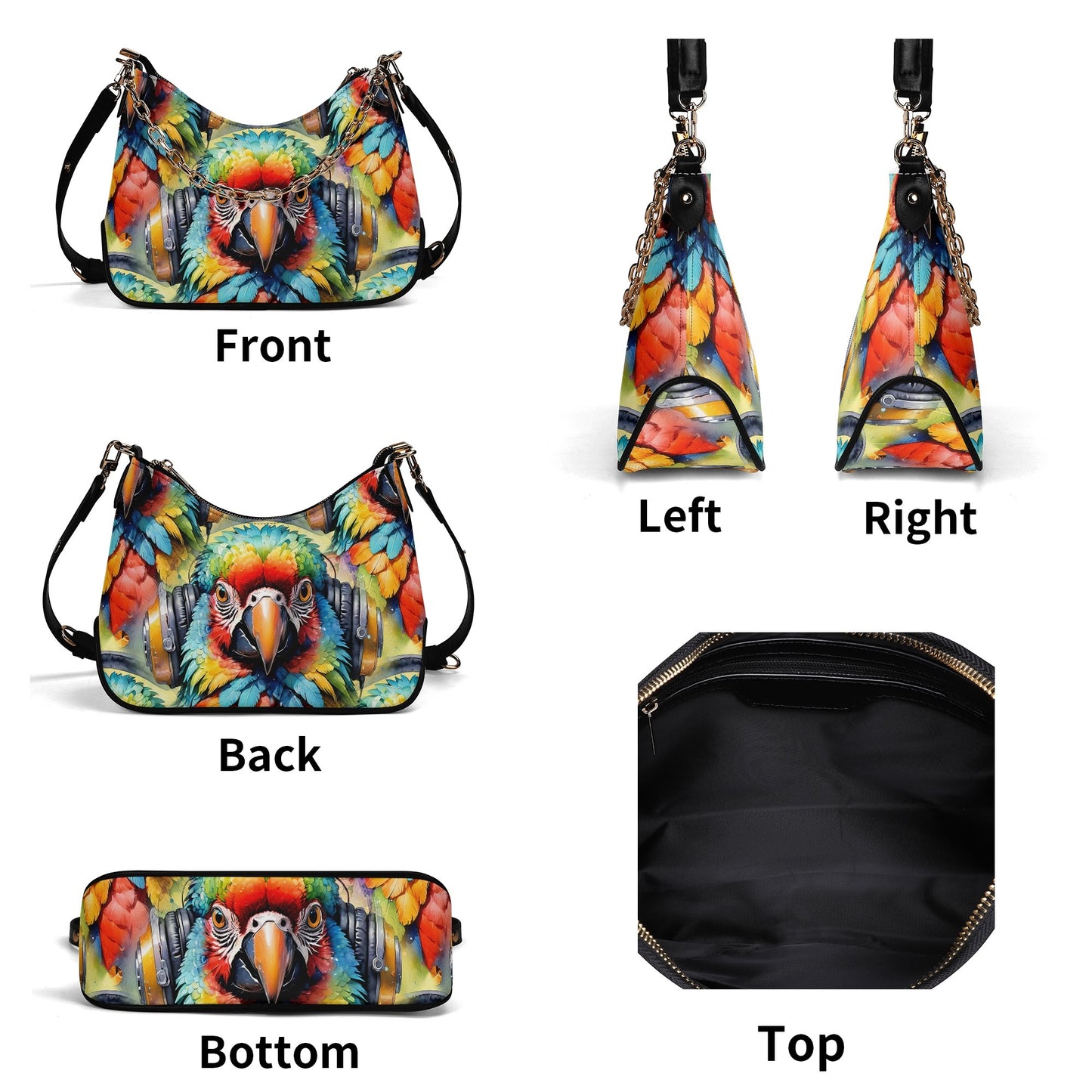 Macaw Beats - Tropical Tunes Shoulder Bag