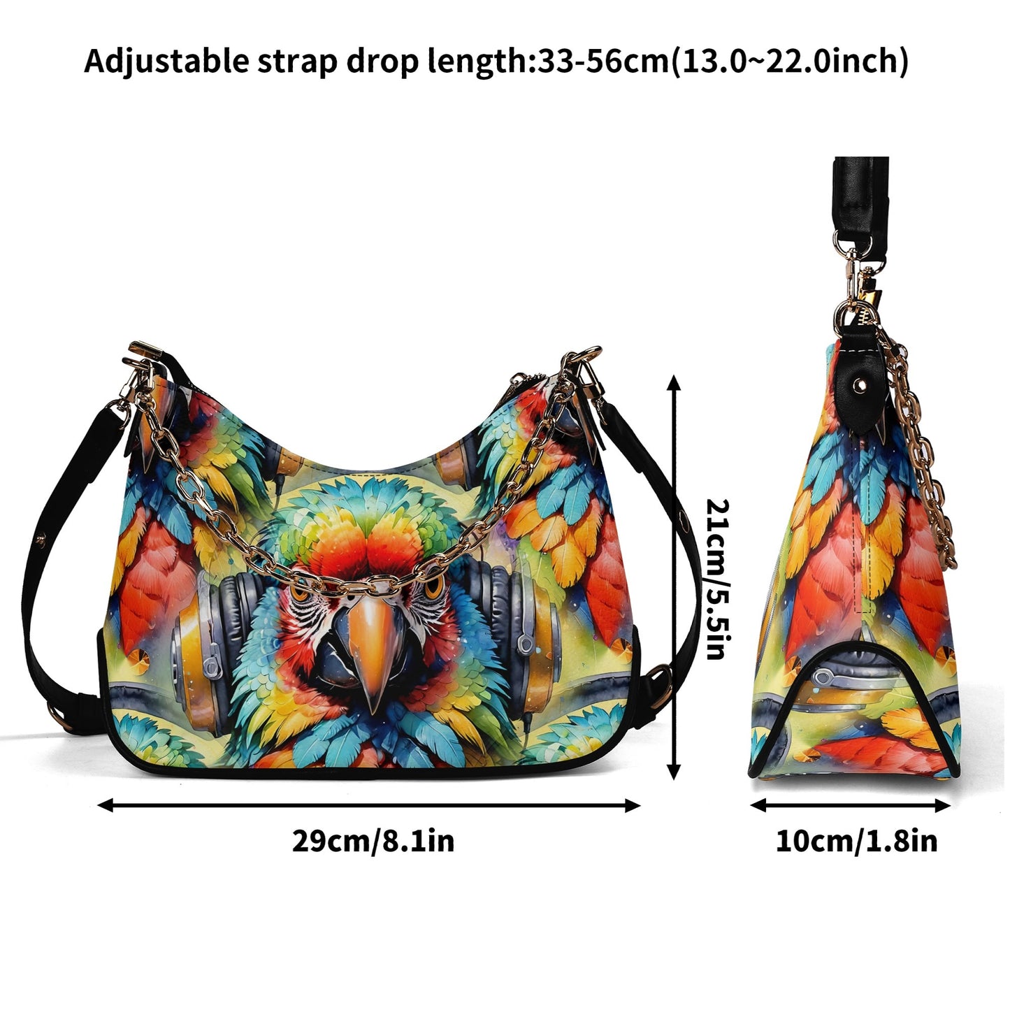 Macaw Beats - Tropical Tunes Shoulder Bag