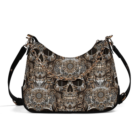 Skull Totem - Tribal Tech Shoulder Bag