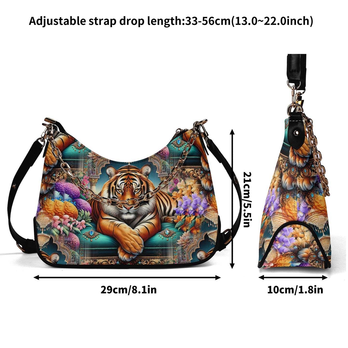 Wild Couture - Regal Tiger Shoulder Bag