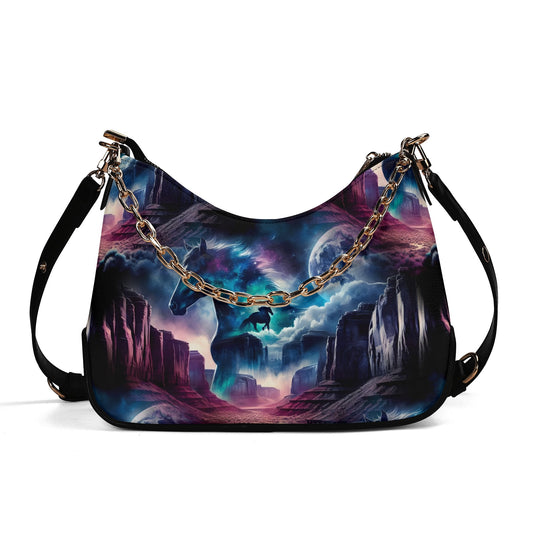 Wild West Wanderer - Cosmic Horse Shoulder Bag