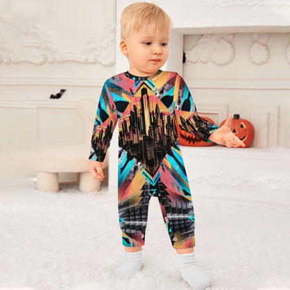 Neon Nights - Baby Onesie - A Futuristic Vibe