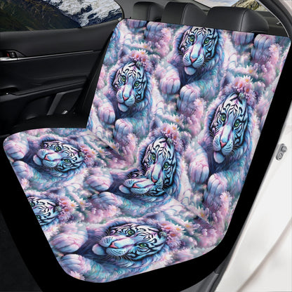 Adorable White Tiger - Car Seat Covers - A Serene Journey