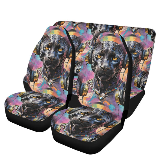 Black Panther Beats - Car Seat Covers - A Modern Twist