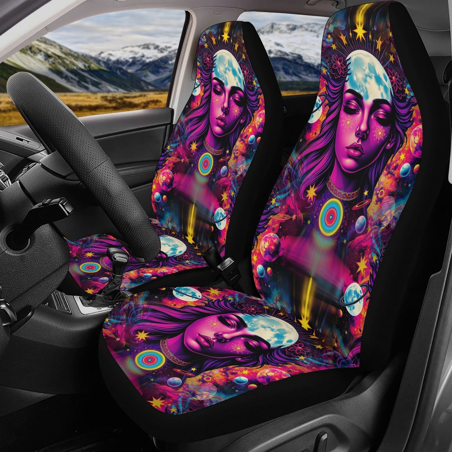 Celestial Chic - Cosmic Car Seat Covers