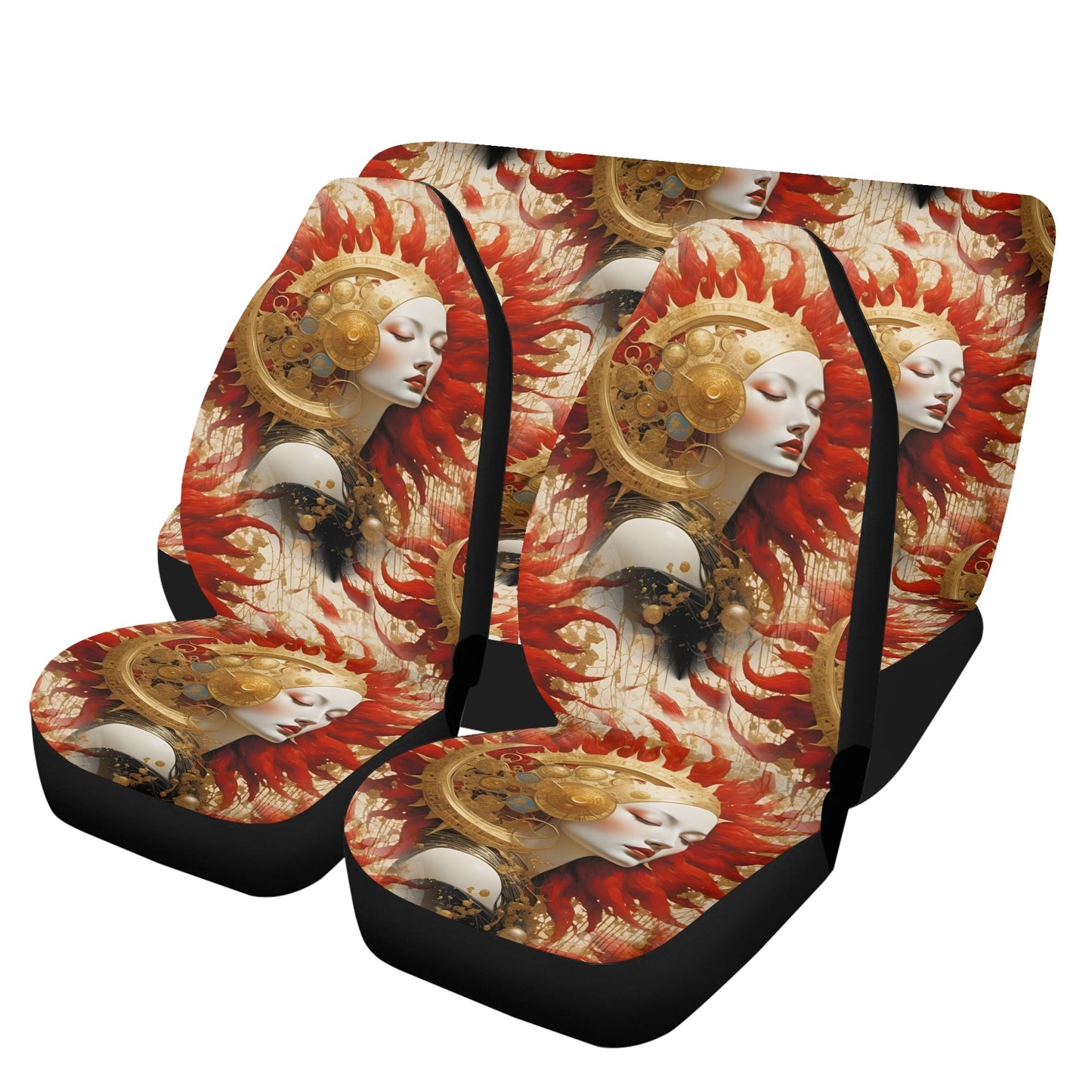 Celestial Rift - Steampunk Fantasy Car Seat Covers