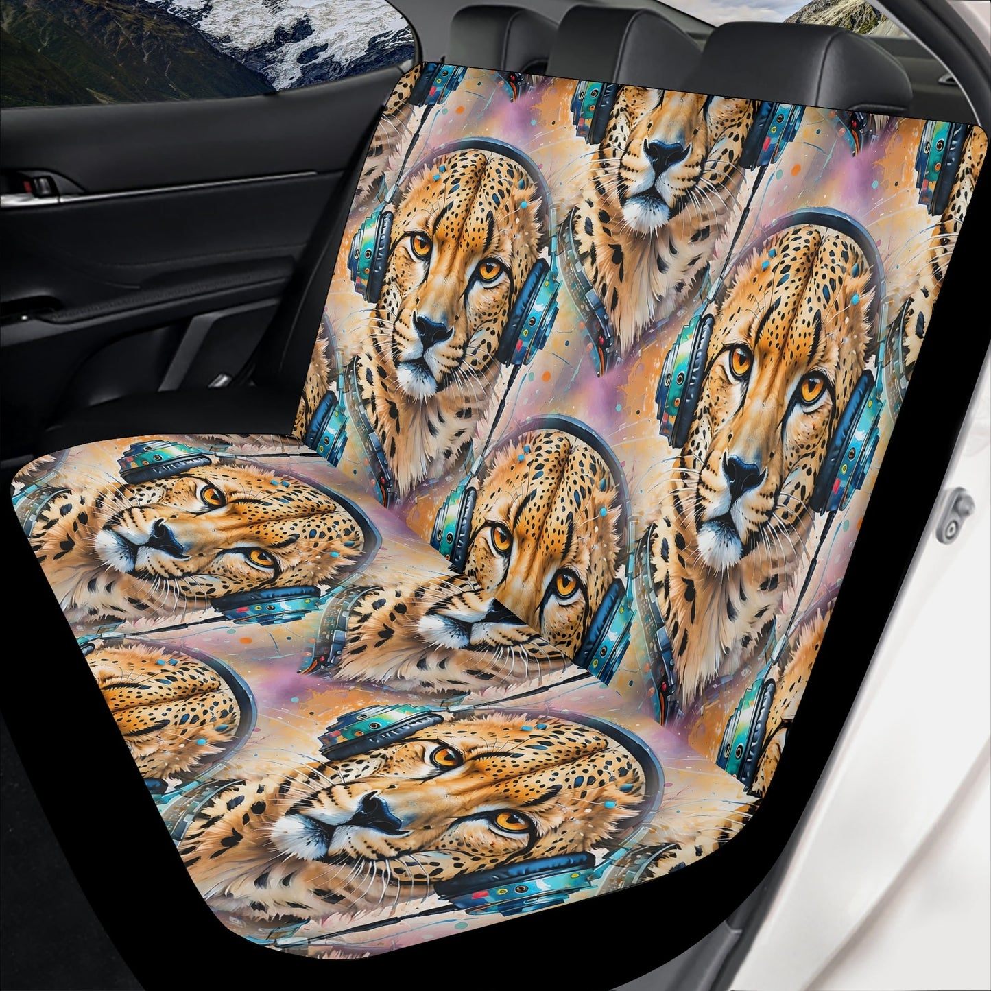 Cheetah Beats - Groove Car Seat Covers