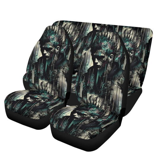 Distorted Dreams - Cyberpunk Car Seat Covers