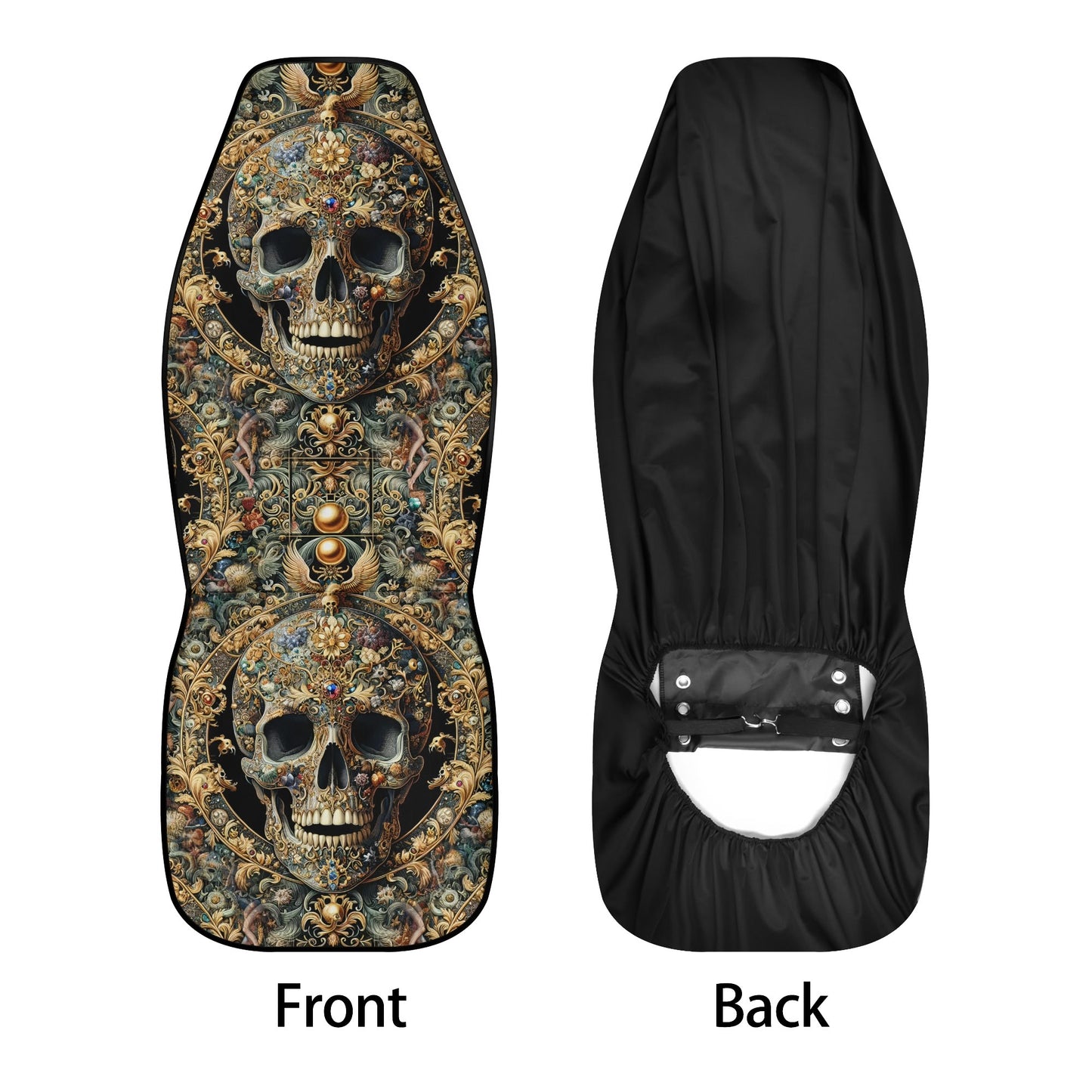 Forbidden Luxury - Mystic Skull Car Seat Covers