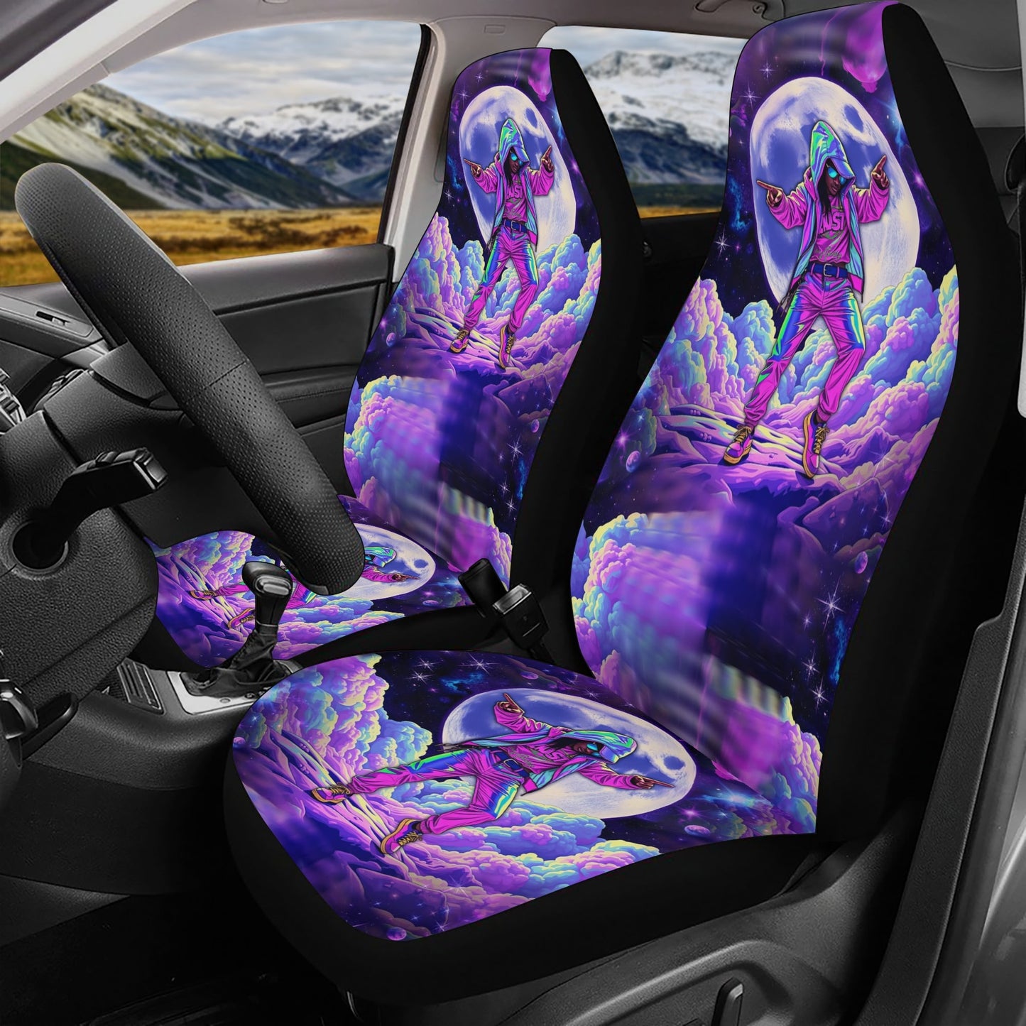 Galaxy Groove - Cosmic Car Seat Covers