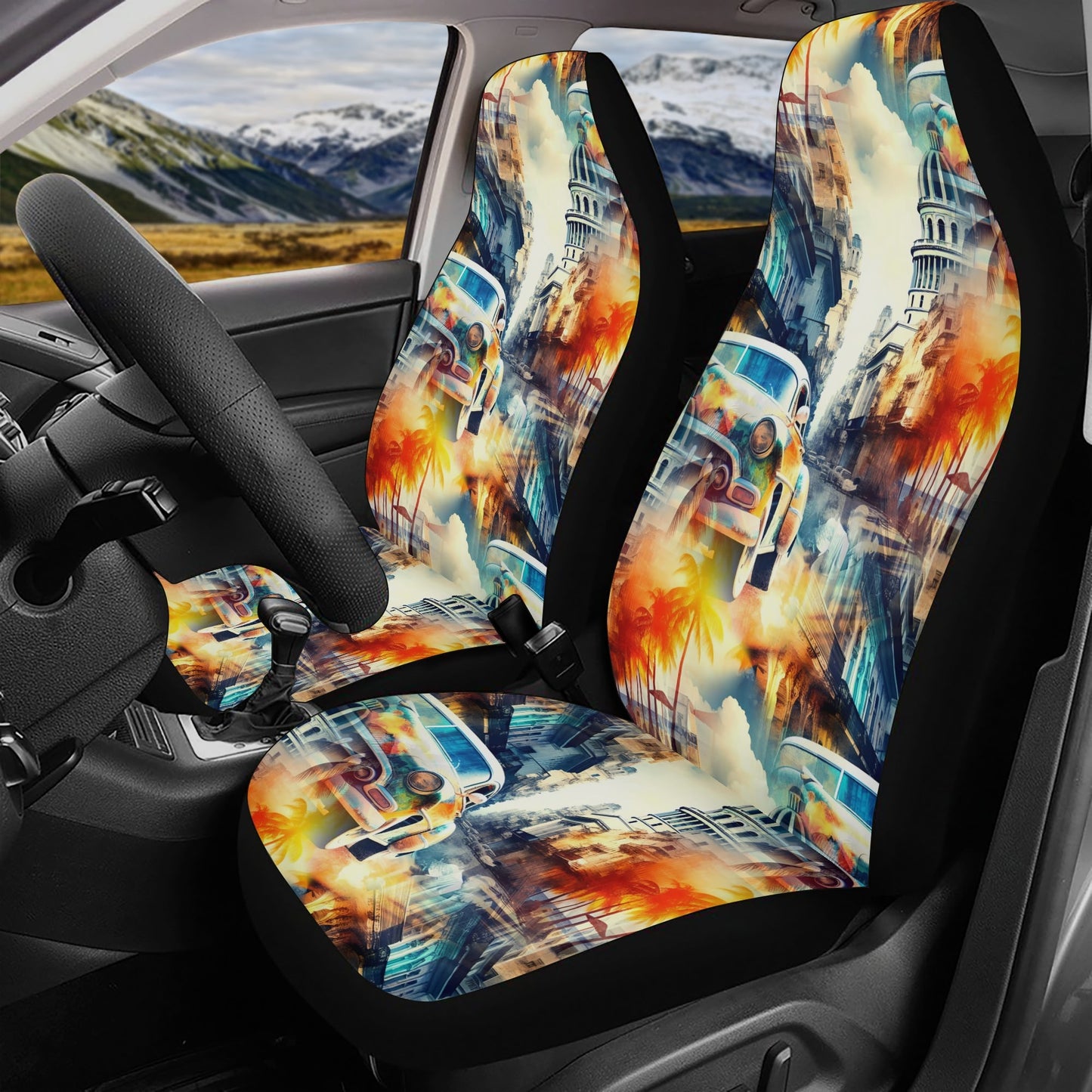 Havana Heat - Tropical Car Seat Covers