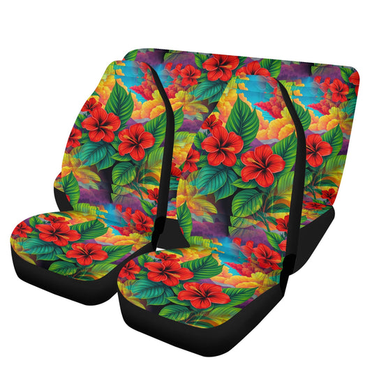 Hibiscus Haven - Tropical Car Seat Covers