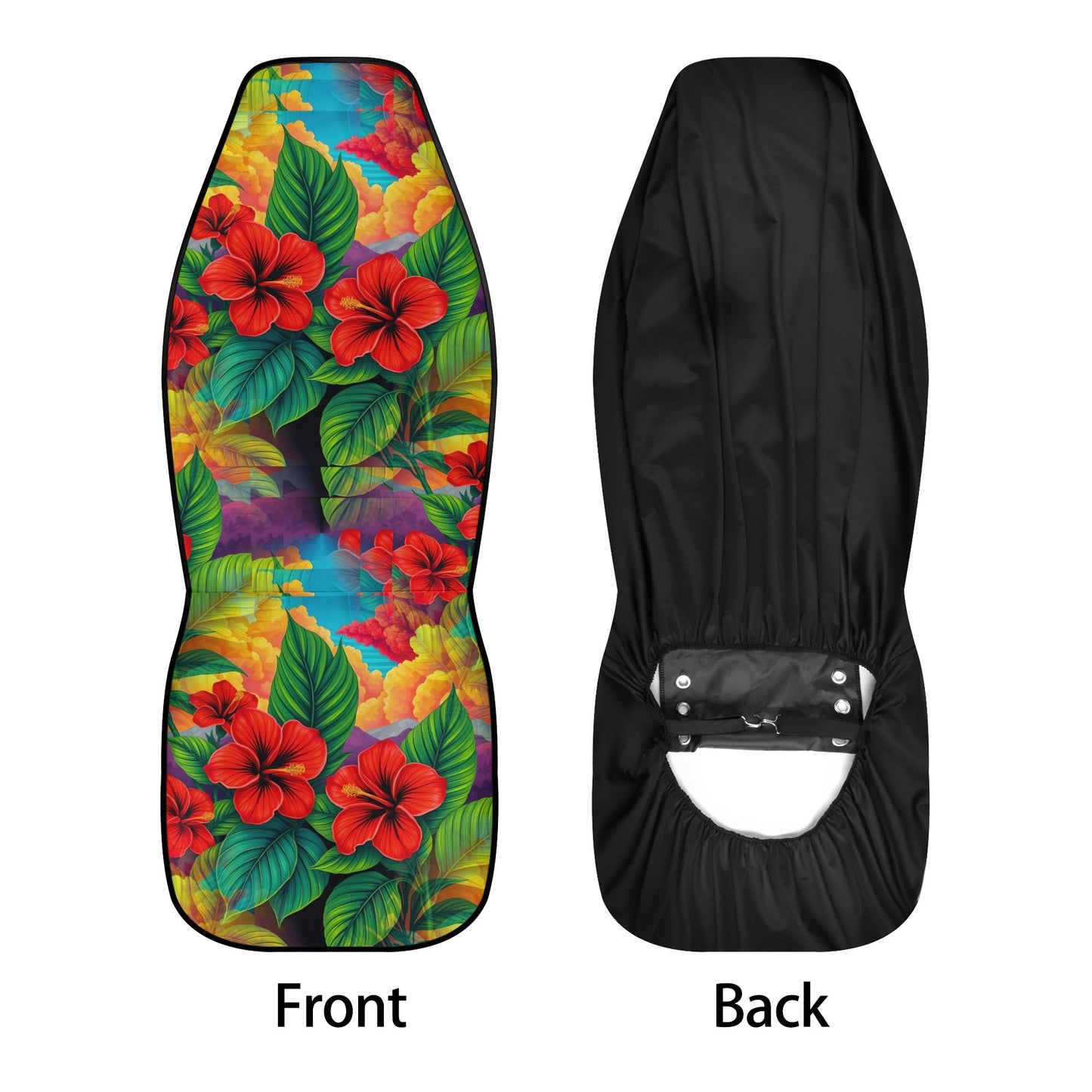 Hibiscus Haven - Tropical Car Seat Covers