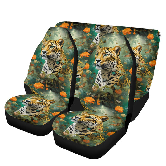 Leopard Flora - Enchanted Jungle Car Seat Covers