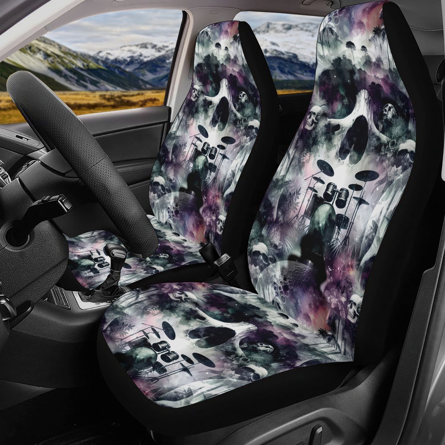 Skull Sessions - Eerie Tapestry Car Seat Covers