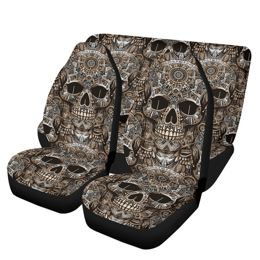 Skull Totem - Tribal Fusion Car Seat Covers