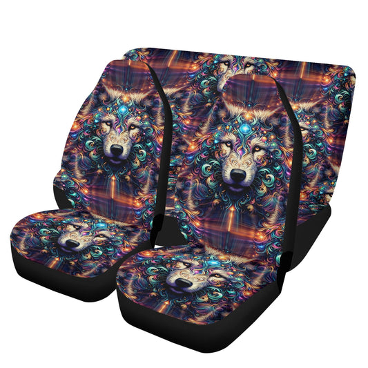 Stardust Wolf - Cosmic Car Seat Covers