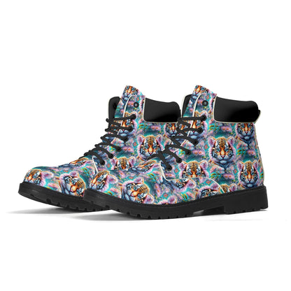 Adorable Tiger - Magical Womens All Seasons PU Leather Boots