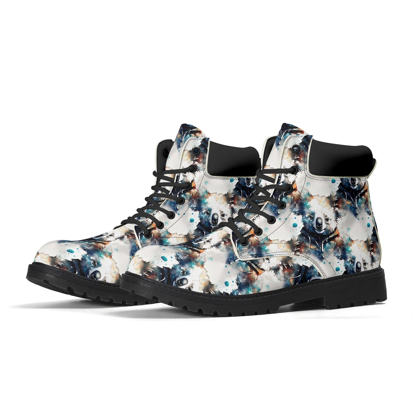 Chibi Koala - Womens Boots - Whimsical Art