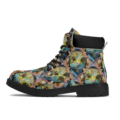 Gecko Beats - Groovy Womens PU Leather Boots