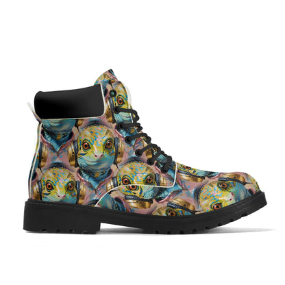 Gecko Beats - Groovy Womens PU Leather Boots