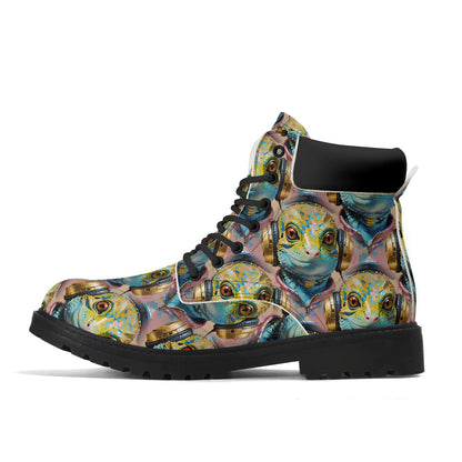 Gecko Beats - Groovy Womens PU Leather Boots