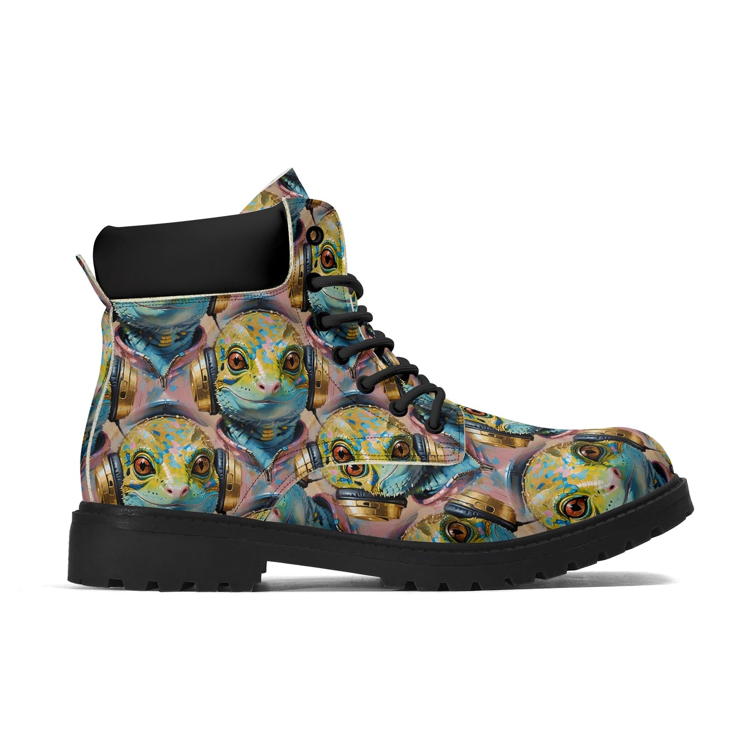 Gecko Beats - Groovy Womens PU Leather Boots