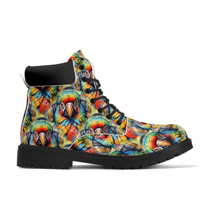 Macaw Beats - Groovy Womens PU Leather Boots