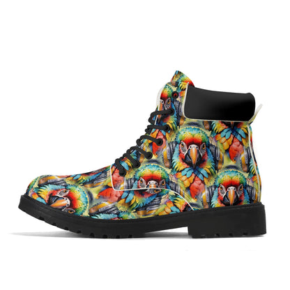 Macaw Beats - Groovy Womens PU Leather Boots