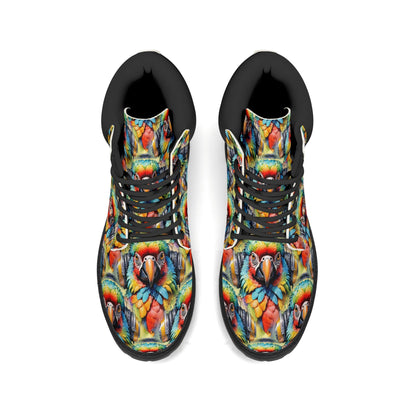 Macaw Beats - Groovy Womens PU Leather Boots