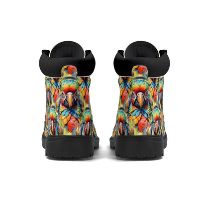 Macaw Beats - Groovy Womens PU Leather Boots