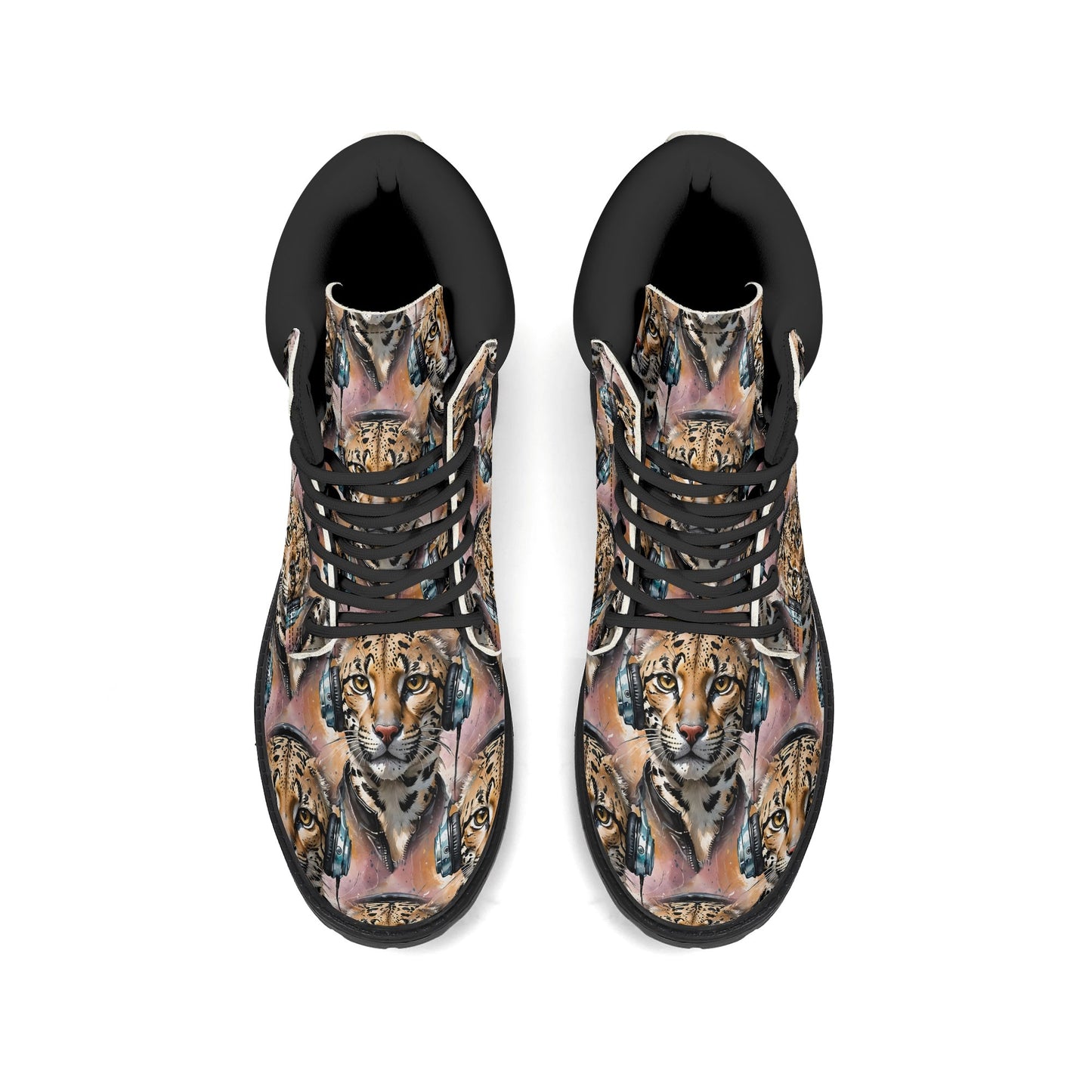 Ocelot Beats - Groovy Womens PU Leather Boots