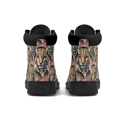 Ocelot Beats - Groovy Womens PU Leather Boots