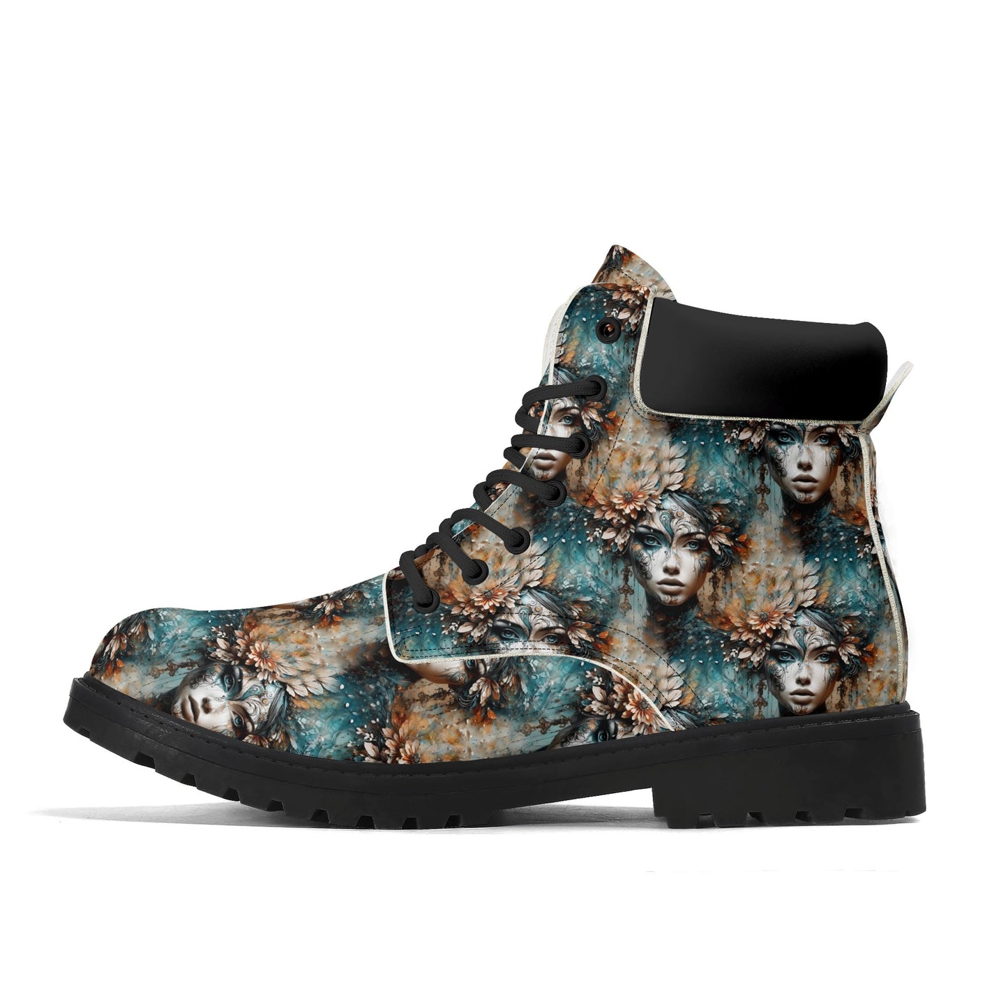 Seraph Shade - Mystical Womens PU Leather Boots