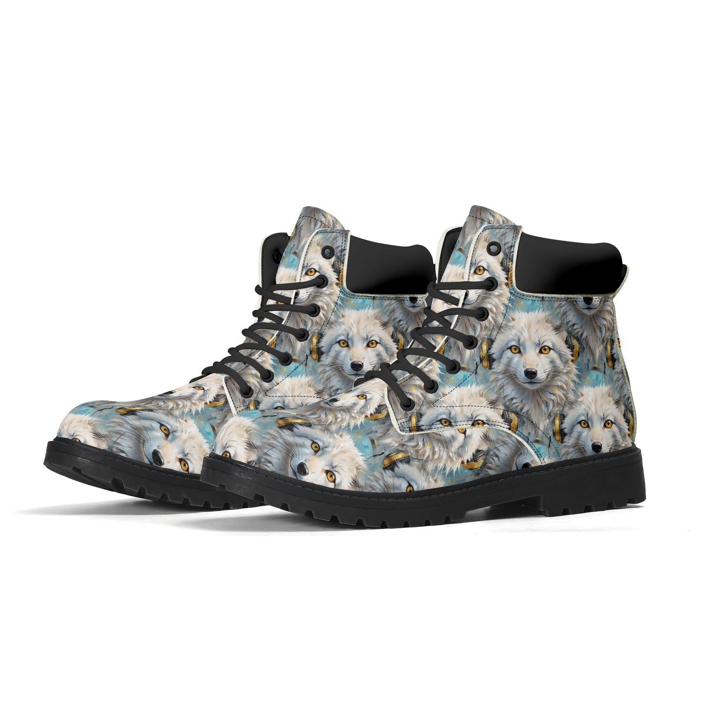 Snowy Fox Beats - Dreams Womens PU Leather Boots