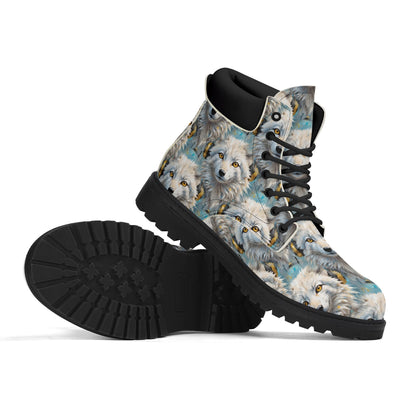 Snowy Fox Beats - Dreams Womens PU Leather Boots