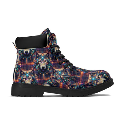 Stardust Wolf - Womens PU Leather Boots