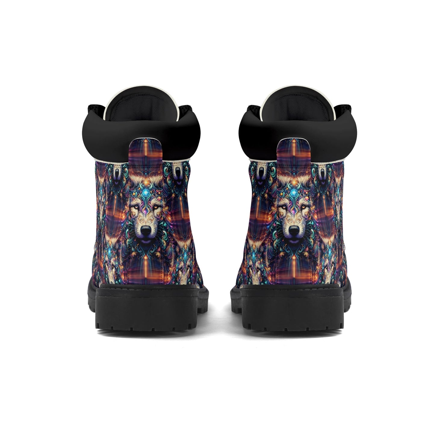 Stardust Wolf - Womens PU Leather Boots