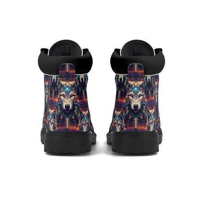 Stardust Wolf - Womens PU Leather Boots