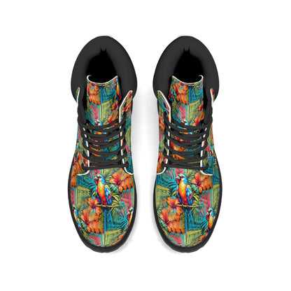 Tropical Paradise - Womens PU Leather Boots