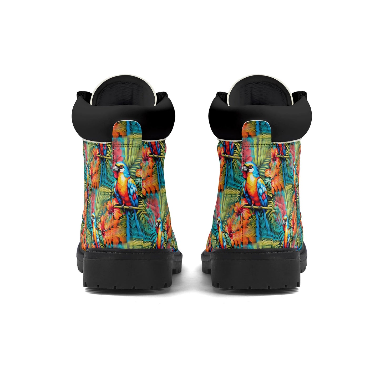 Tropical Paradise - Womens PU Leather Boots