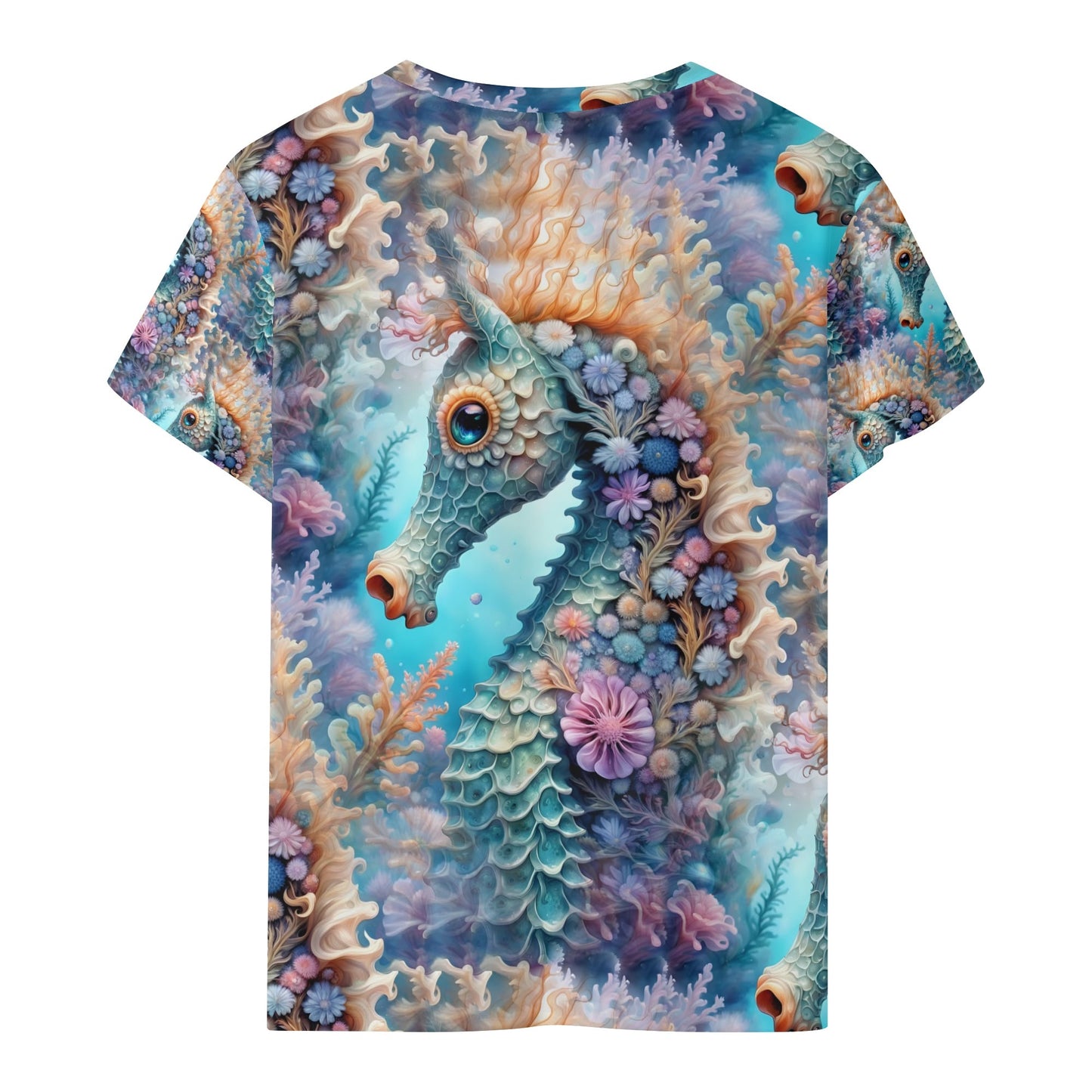 Adorable Seahorse - Underwater Fantasy Kids T-Shirt