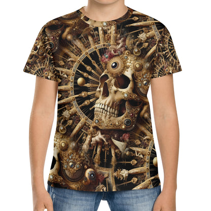 Baroque Bliss - Skull Kids T-Shirt