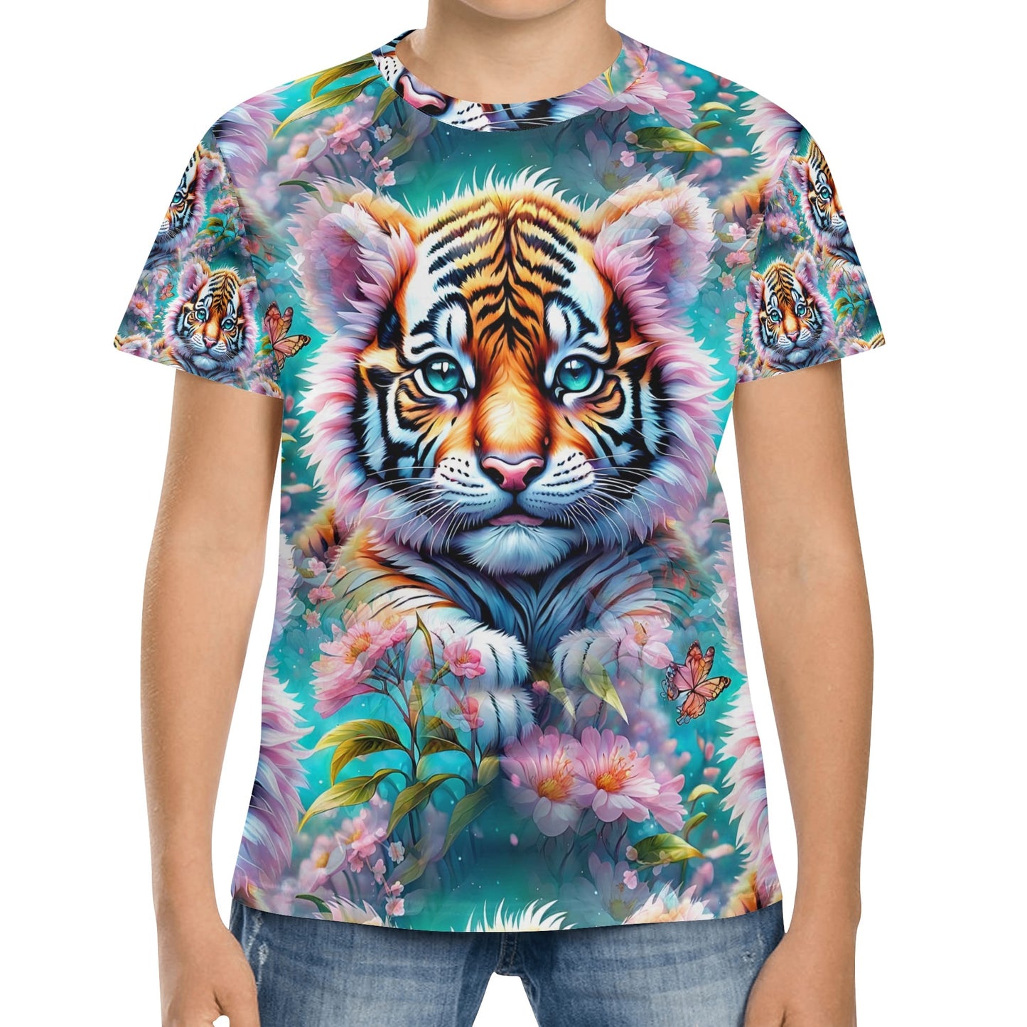 Adorable Tiger - Dreamland Kids T-Shirt