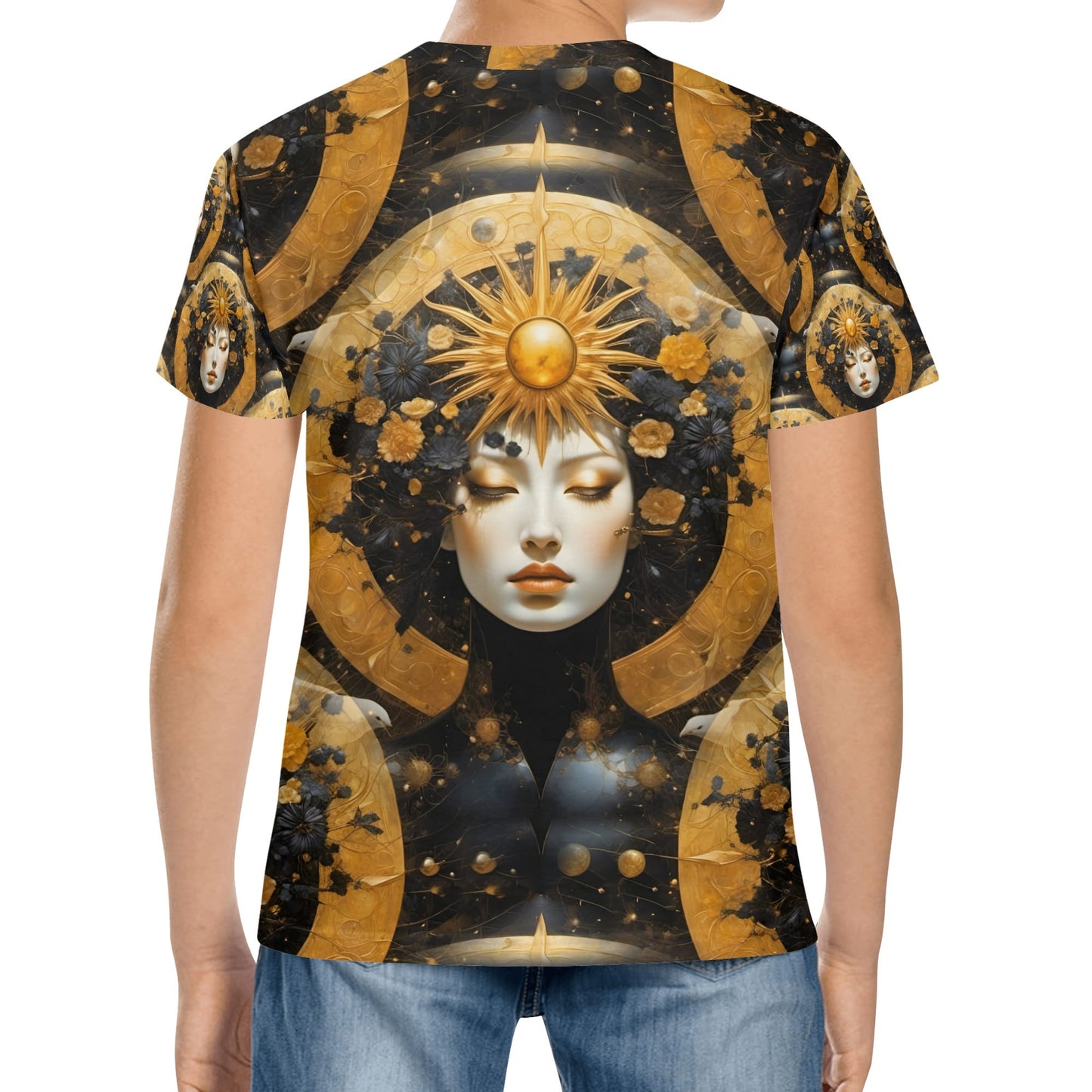 Lunar Eclipse - Mystic Beauty Kids T-Shirt