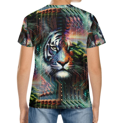 Cybernetic Jungle - Fusion Kids T-Shirt