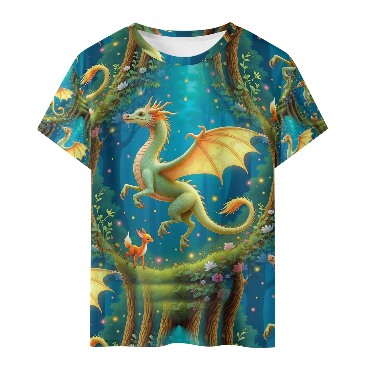 Dragons Daydream - Enchanted Forest Kids T-Shirt