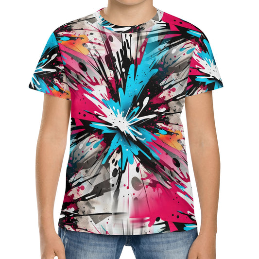 Inked Up - Explosive Colors Kids T-Shirt