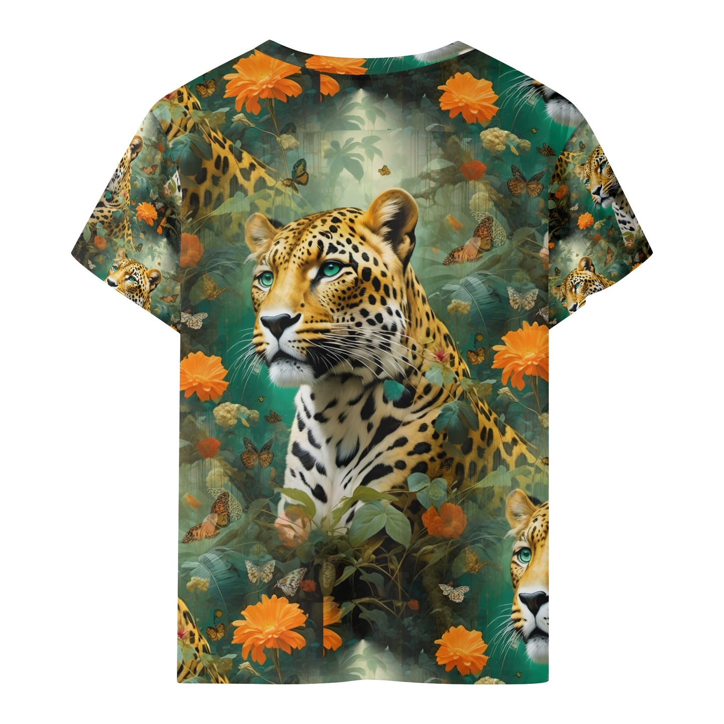 Leopard Flora - Jungle Dreams Kids T-Shirt